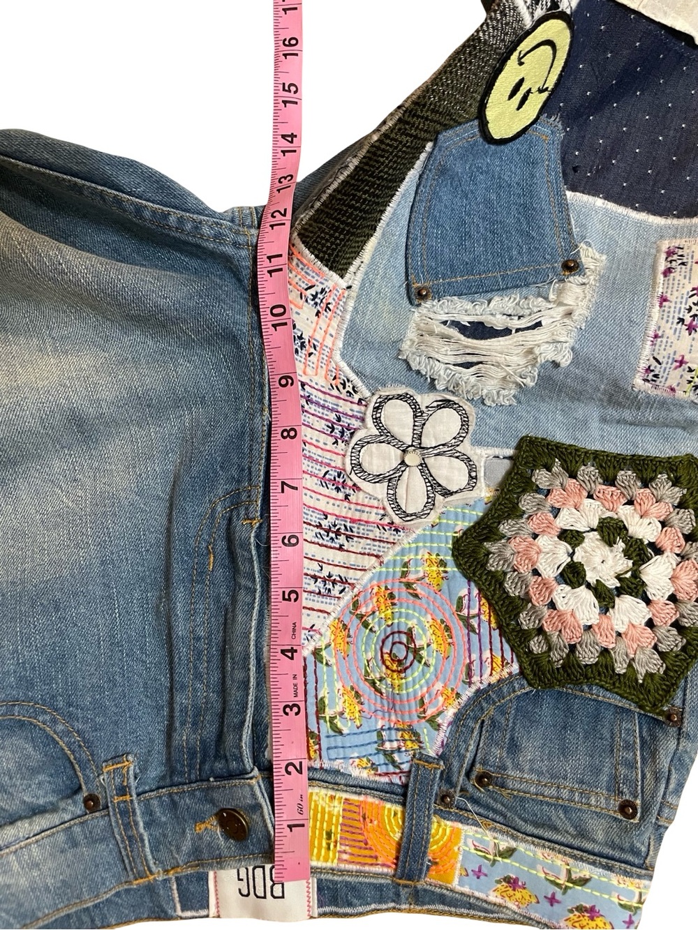 BDG Urban Outfitters Patchwork Jeans Hippie Bohemian - Picture 13 of 14